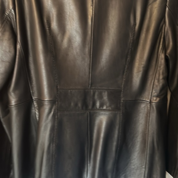 Black SOFT leather jacket - Picture 5 of 5
